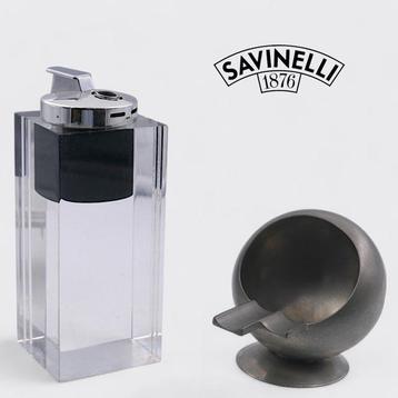 Savinelli, Zeister - Set Vintage: Accendino da Tavolo e beschikbaar voor biedingen