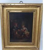 Dutch school (XIX) - Taverna con personaggi, Antiek en Kunst