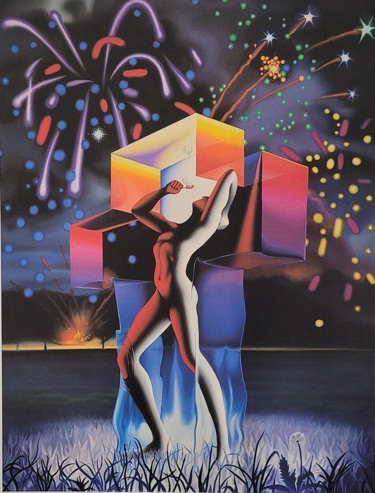 Mark Kostabi (1960) - Free at last, Antiek en Kunst, Antiek | Overige Antiek