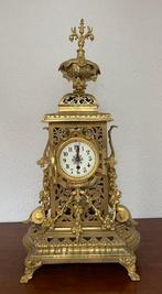 Horloge Louis XVI Bronze, Verre - 1850-1900 - Pendule Louis, Antiek en Kunst, Antiek | Klokken