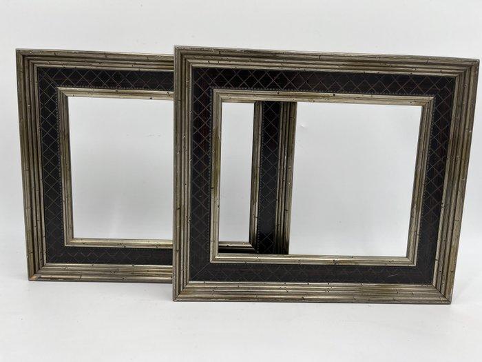 Lijst (2) - Hout - paar klassieke kaders, Antiek en Kunst, Curiosa en Brocante