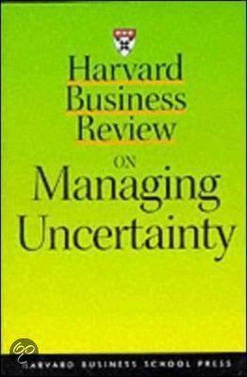 Harvard Business Review On Managing Uncertainty, Boeken, Taal | Engels, Gelezen, Verzenden