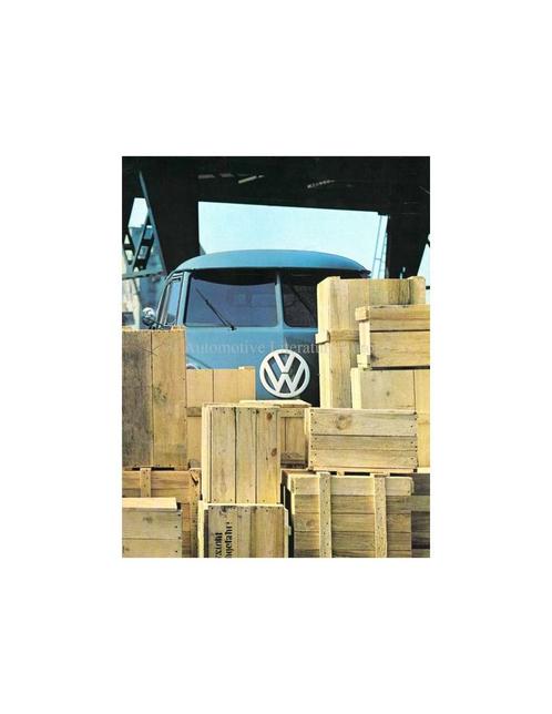 1964 VOLKSWAGEN TRANSPORTER BROCHURE NEDERLANDS, Boeken, Auto's | Folders en Tijdschriften, Ophalen of Verzenden