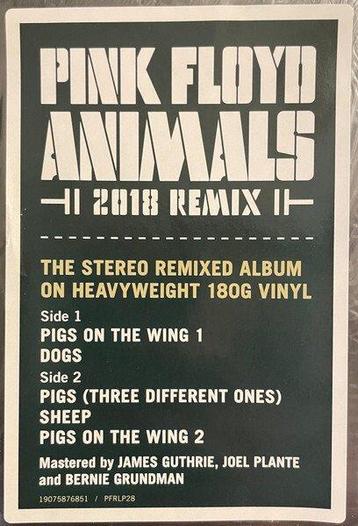 Pink Floyd - Animals / Special 180 gr. High Quality Release