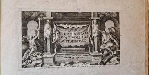 Sadeler, Marcus & Egidius - Vestigi delle antichita di Roma,, Antiek en Kunst, Antiek | Boeken en Manuscripten