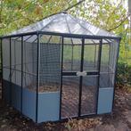 Voliere voor vogels  9m2 in aluminium, Nieuw, Verzenden, Volière, Aluminium