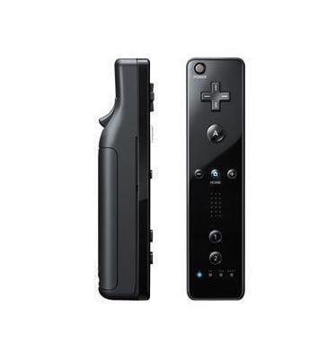 Wii Controller / Remote Zwart (Third Party) (Nintendo Wii), Games en Spelcomputers, Spelcomputers | Nintendo Wii, Zo goed als nieuw