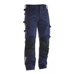 Jobman 2324 pantalon de service stretch c48 bleu marine/noir