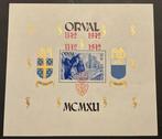 België 1942 - Orval blok met MEERVOUDIGE CURIOSITEIT :, Postzegels en Munten, Gestempeld