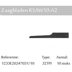 Kitpro basso 1233e20247031-10 zaagbladen voor ksaw10-a2, Doe-het-zelf en Bouw, Gereedschap | Zaagmachines