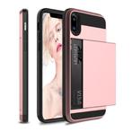 iPhone 7 - Wallet Card Slot Cover Case Hoesje Business Roze, Verzenden, Nieuw