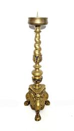 Kandelaar - Brons - kerkkandelaar, Antiek en Kunst