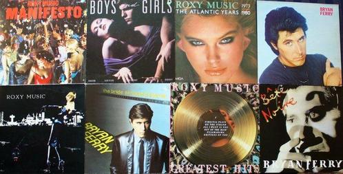 Bryan Ferry, Roxy Music - 8 LP Albums - LPs - 1973/1987, Cd's en Dvd's, Vinyl Singles