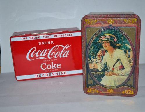 Doos (2) - Aluminium - vintage Coca-Cola dozen, Antiquités & Art, Antiquités | Jouets