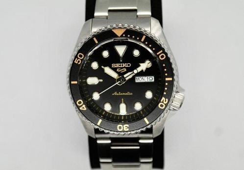 Seiko - Sport 5 BLACK - Zonder Minimumprijs - SRPD57K -, Handtassen en Accessoires, Horloges | Antiek