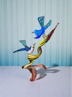 Studio Tommasi - Figurine - Ramo Spirale con uccelli - Verre