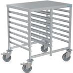 Regaalwagen | RVS | 2x 14 Etages (1/1 GN) + Bovenblad |, Zakelijke goederen, Horeca | Keukenapparatuur, Verzenden, Nieuw in verpakking