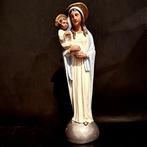 Beeld, Maria met kind Jezus - 47 cm - Groot religieus gipsen