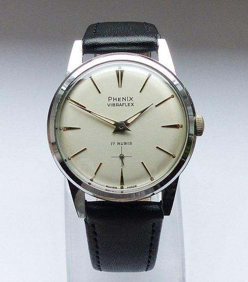 Phenix ( Phenix Watch Co. SA ) Swiss - Classic Vibraflex, Handtassen en Accessoires, Horloges | Heren