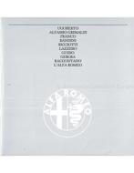 ALFA ROMEO: UGOBERTO, ALFASSIO GRIMALDI, FRANCO, BANDINI, .., Livres, Ophalen of Verzenden