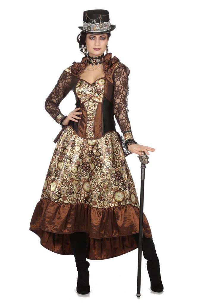 Steampunk Jurk Luxe, Kleding | Dames, Carnavalskleding en Feestkleding, Nieuw, Verzenden