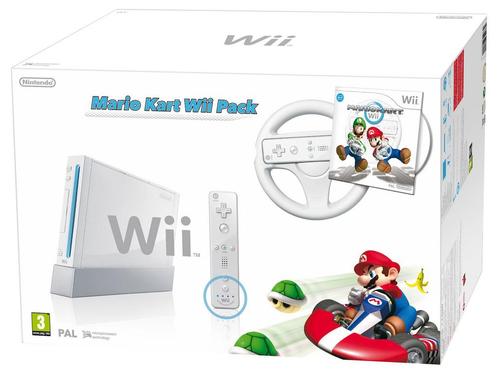 Nintendo Wii Starter Pack - Mario Kart Motion Plus White, Games en Spelcomputers, Spelcomputers | Nintendo Wii, Verzenden