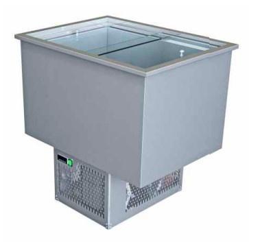 Gekoelde IJsbak | 4x 360x155x200mm | -18°C | RVS | 0.5kW |, Zakelijke goederen, Horeca | Keukenapparatuur, Nieuw in verpakking