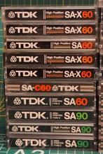 TDK - SA, SA -X. Type II chrome Lege audiocassette, Audio, Tv en Foto, Nieuw