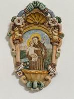 Vintage Wijwatervat - 1950-1960 - Sint-Antonius van Padua -