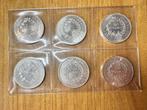 Frankrijk. 50 Francs Hercule anni vari (lotto di 6 monete)