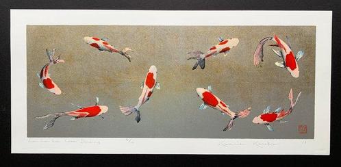 La La La Come Dancing - Largest Koi work from Kunio Kaneko, Antiek en Kunst, Antiek | Overige Antiek