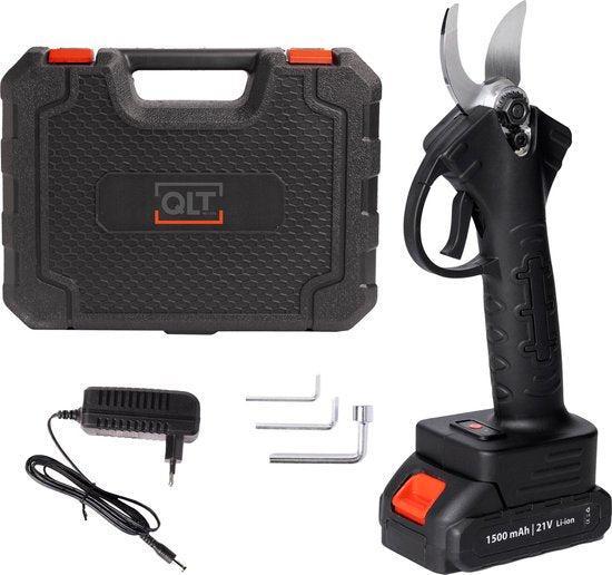 2dekans | QLT Snoeischaar met Accu - Elektrische Accu, Jardin & Terrasse, Outils à main, Enlèvement ou Envoi
