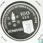 Roemenië 100 lei 1998 (PROOF) Winter Olympics in Nagano..., Verzenden, Overige landen, Losse munt, Goud