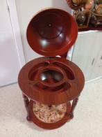 Globe bar - Hout, Verguld messing, Plastic - Geen reserve, Antiek en Kunst