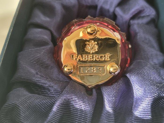 Fabergé ei - Fabergé Imperial ei van kristal, Cranberry, Antiek en Kunst, Curiosa en Brocante