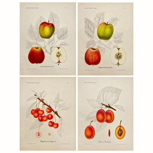Axel Pihl & Jakob Eriksson (1838-1927) - 4 Prints - Cabinet, Antiek en Kunst, Kunst | Schilderijen | Klassiek
