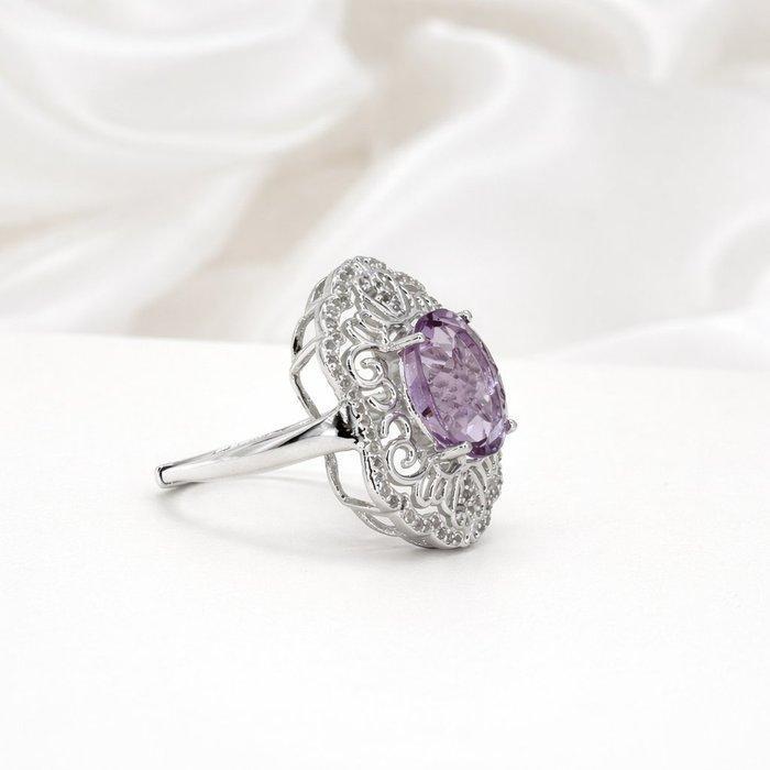 Zonder minimumprijs - Ring Verguld Amethist - Topaas - 18k, Bijoux, Sacs & Beauté, Bagues