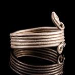 Romeins-Egyptisch Zilveren Slang Ring (Zonder Minimumprijs), Antiek en Kunst