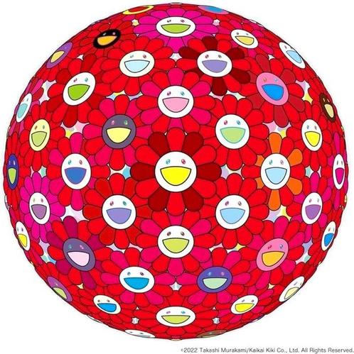 Takashi Murakami (1962) - Fireball, Antiek en Kunst, Kunst | Schilderijen | Modern