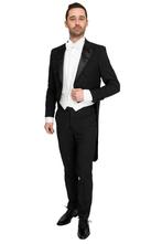 Rokkostuum Wol Blend Prague maat 56 Heren, Kleding | Heren, Verzenden, Nieuw, Zwart, Suitable