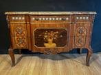 Commode - Brons, Hout, Marmer - Marqueterie en gemonteerd