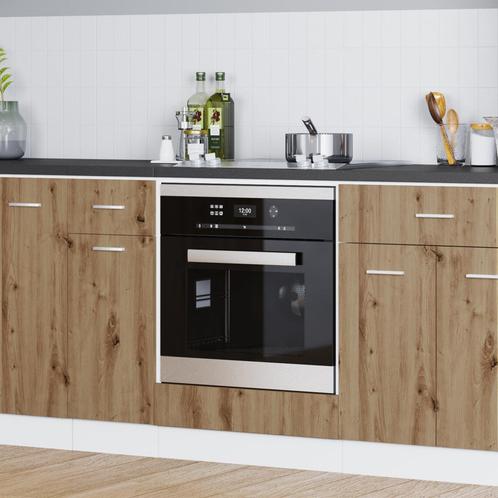 vidaXL Ovenkast - Artisan Eiken, 60x46x81,5 cm, Geengineerd, Huis en Inrichting, Kasten | Overige, Nieuw, Verzenden