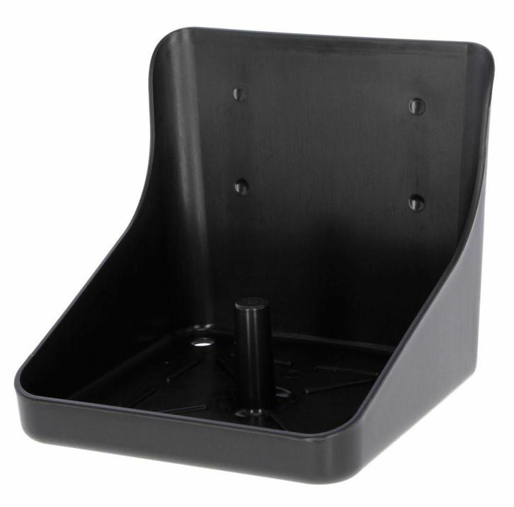 Liksteenhouder zwart kunststof, hoekig, Dieren en Toebehoren, Overige Dieren-accessoires, Nieuw