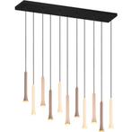 Dimbare Zwarte LED Hanglamp Trion Ato - Metalen Design, 11x, Verzenden