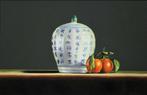Cornelis de Koning (1957) - Stilleven met pot en appels, Antiek en Kunst
