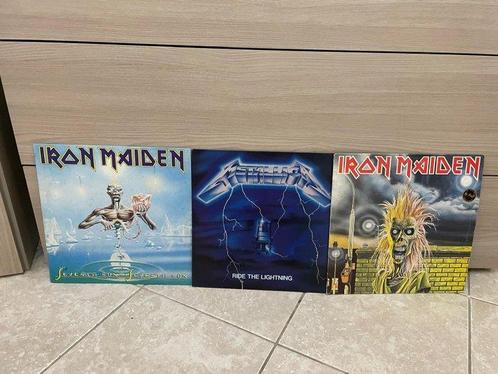 Iron Maiden, Metallica - 3 Albums - Vinylplaat - 1980, Cd's en Dvd's, Vinyl Singles