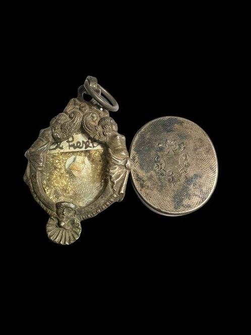 Reliquaire (2) - Argent, Papier, Textile, Verre - 1800-1850, Antiek en Kunst, Kunst | Niet-Westerse kunst