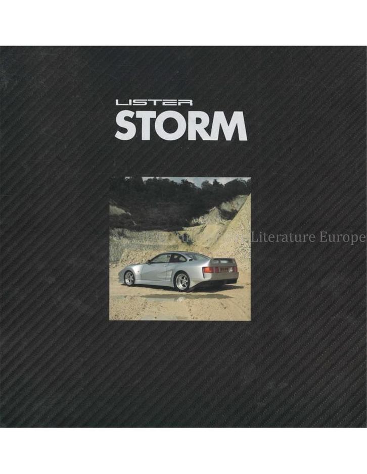 1993 LISTER STORM BROCHURE ENGELS, Boeken, Auto's | Folders en Tijdschriften, Ophalen of Verzenden