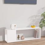 vidaXL Tv-meubel 100x24x32 cm bewerkt hout wit, Huis en Inrichting, Kasten | Boekenkasten, Verzenden, Nieuw