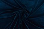 10 meter stretch fluweel - Petrol, Hobby en Vrije tijd, Overige kleuren, Verzenden, 120 cm of meer, Polyester